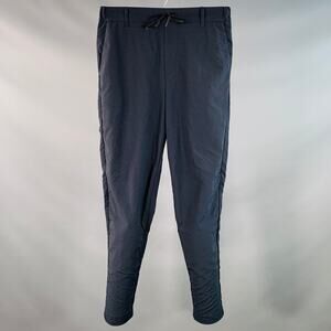 MAISON KITSUNE Size XS Navy Nylon Tapered Drawstring Casual Pants
